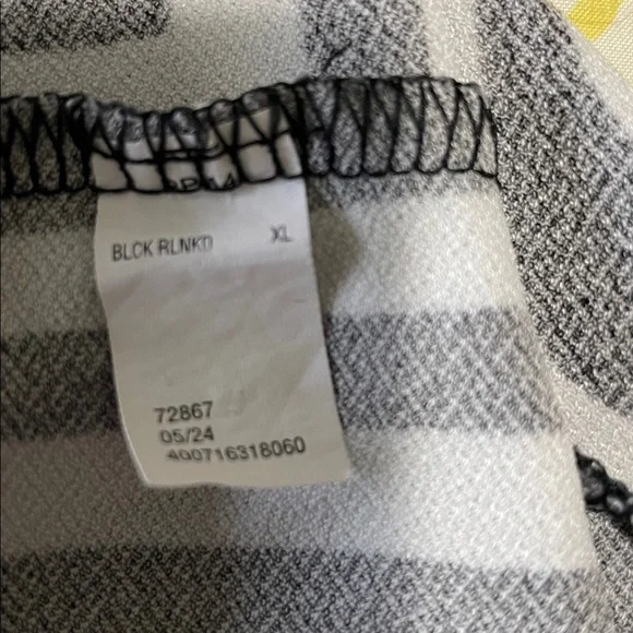 2/$20 Nine West XL Faux Wrap Black/White Dress Professional Sexy stretchy EUC - Picture 9 of 9
